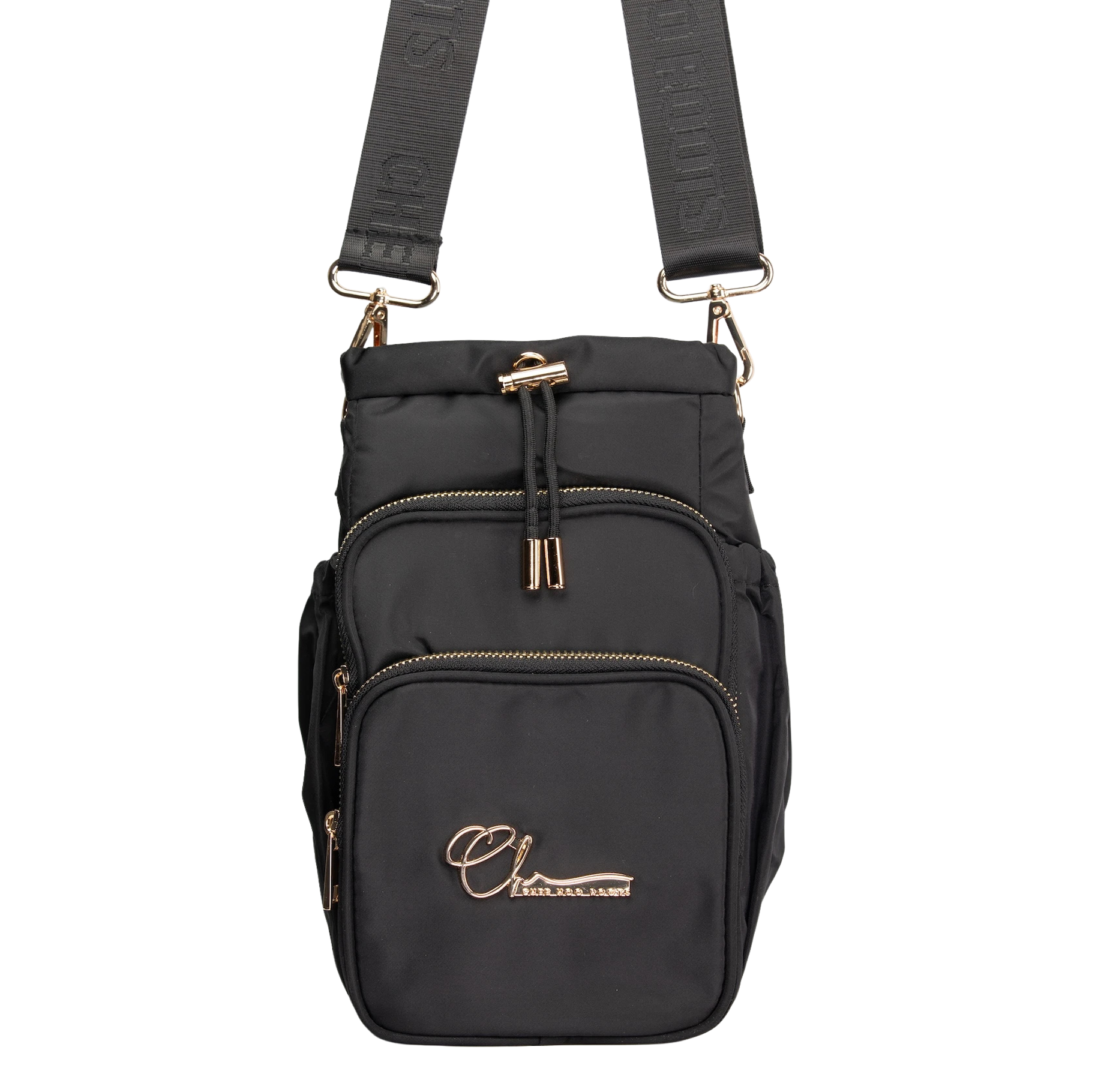 INSULATED 'BIG BACK' BOTTLE BAG - BLACK