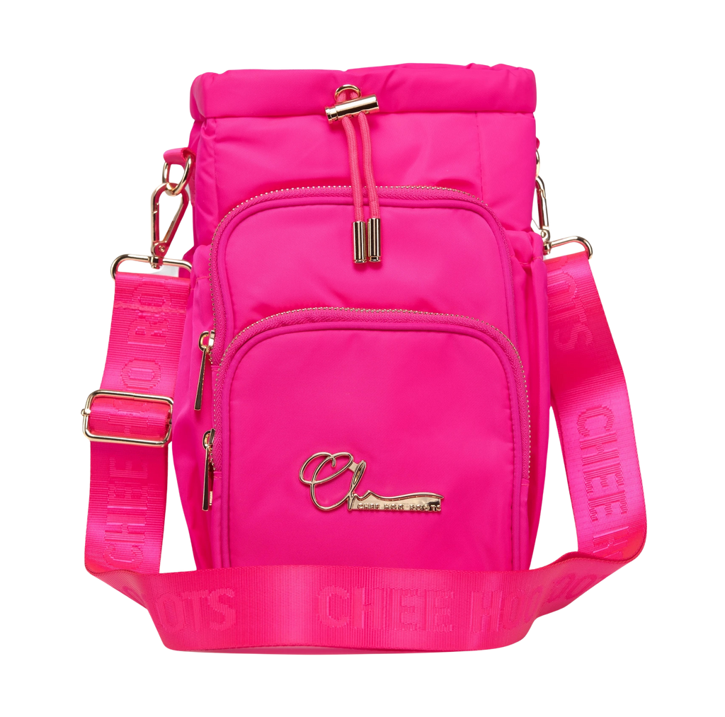 INSULATED 'BIG BACK' BOTTLE BAG - HOT PINK