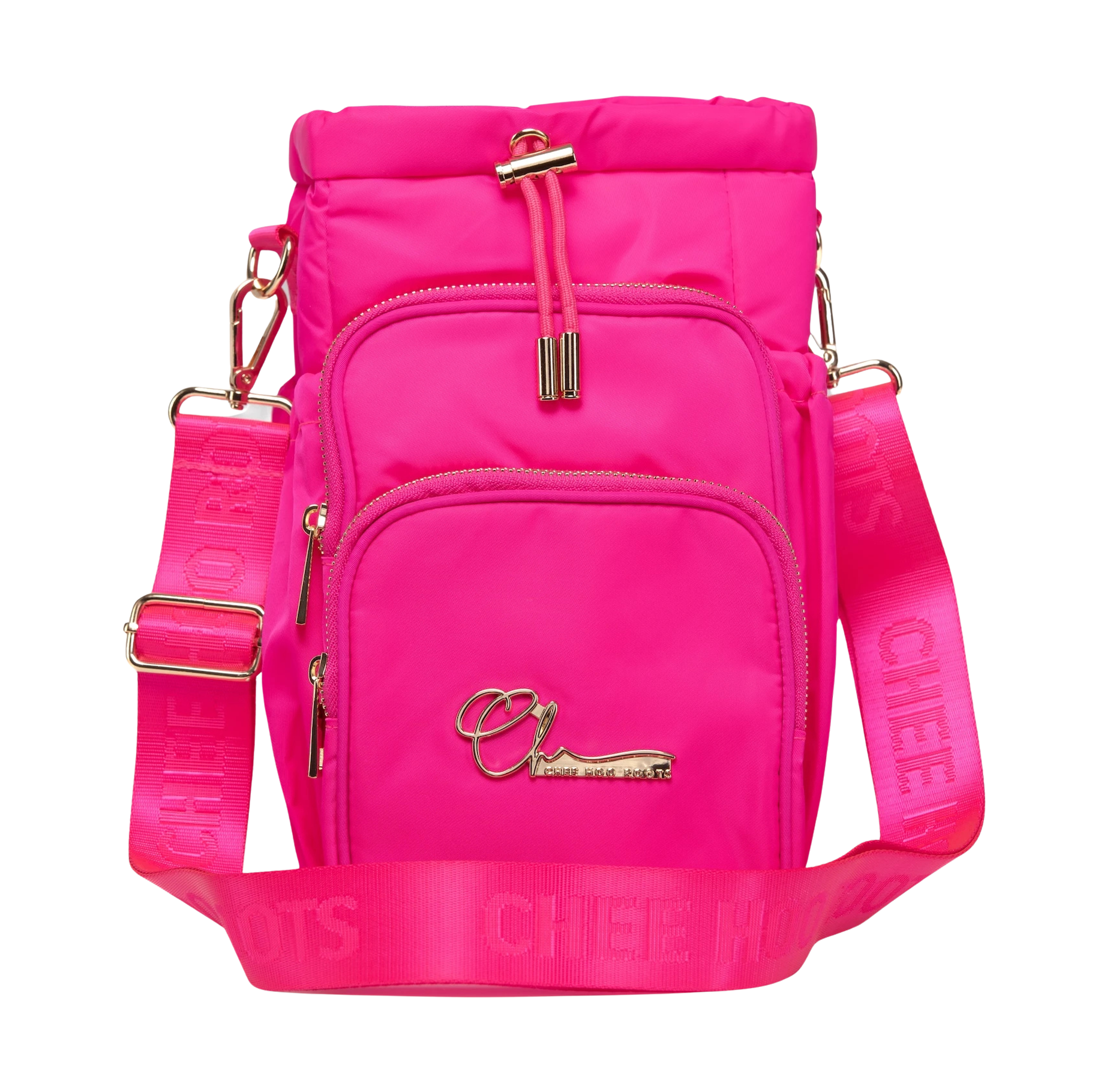INSULATED 'BIG BACK' BOTTLE BAG - HOT PINK