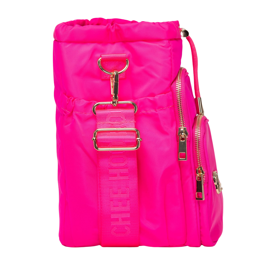 INSULATED 'BIG BACK' BOTTLE BAG - HOT PINK