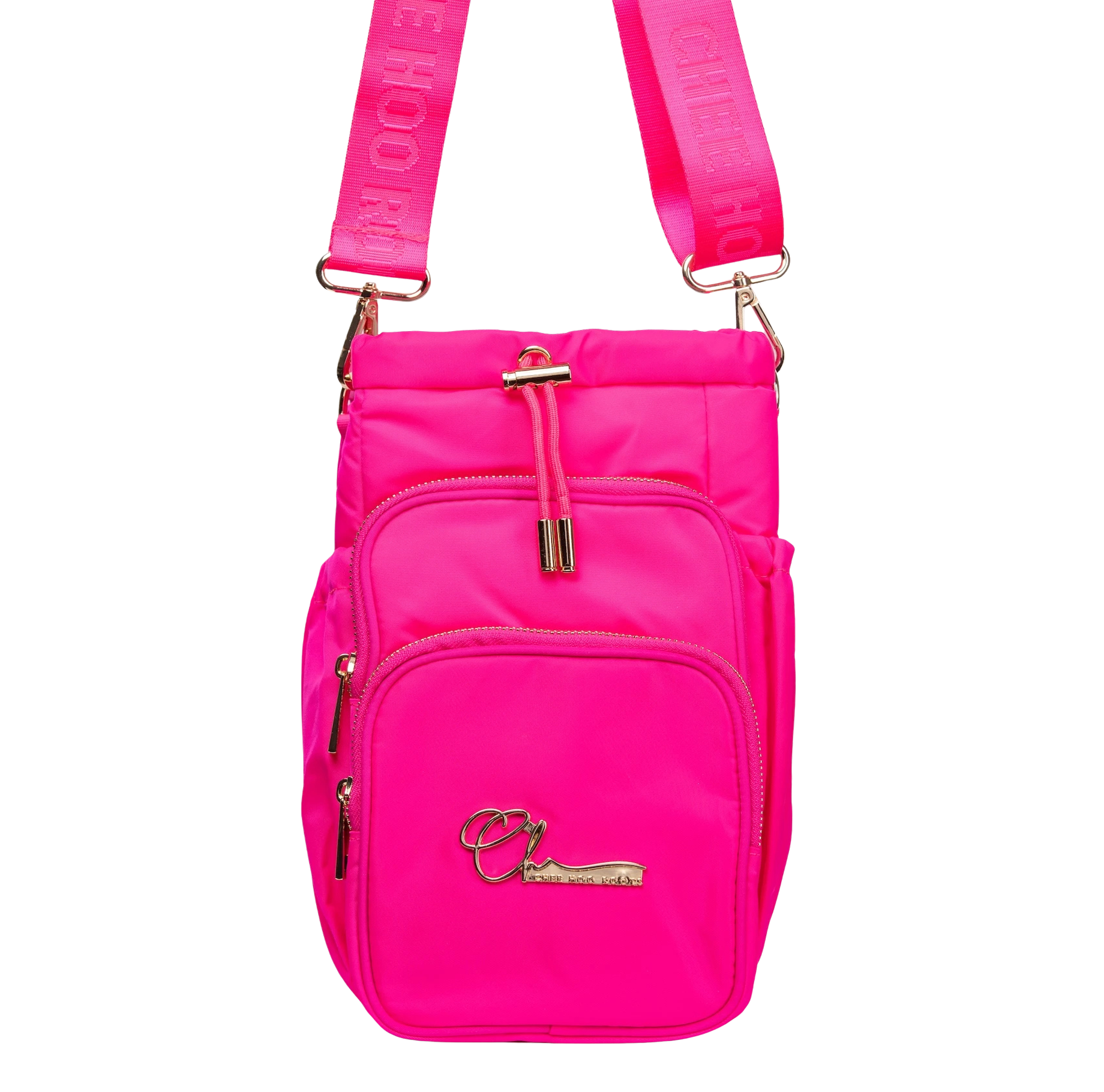 INSULATED 'BIG BACK' BOTTLE BAG - HOT PINK