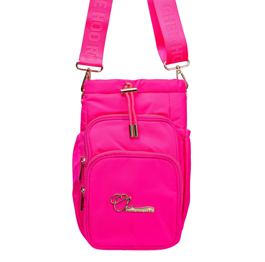 INSULATED 'BIG BACK' BOTTLE BAG - HOT PINK