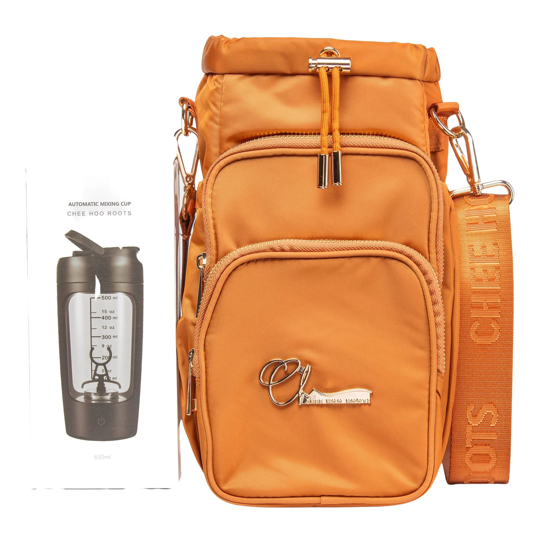 INSULATED 'BIG BACK' BOTTLE BAG - BANOFFEE CARAMEL