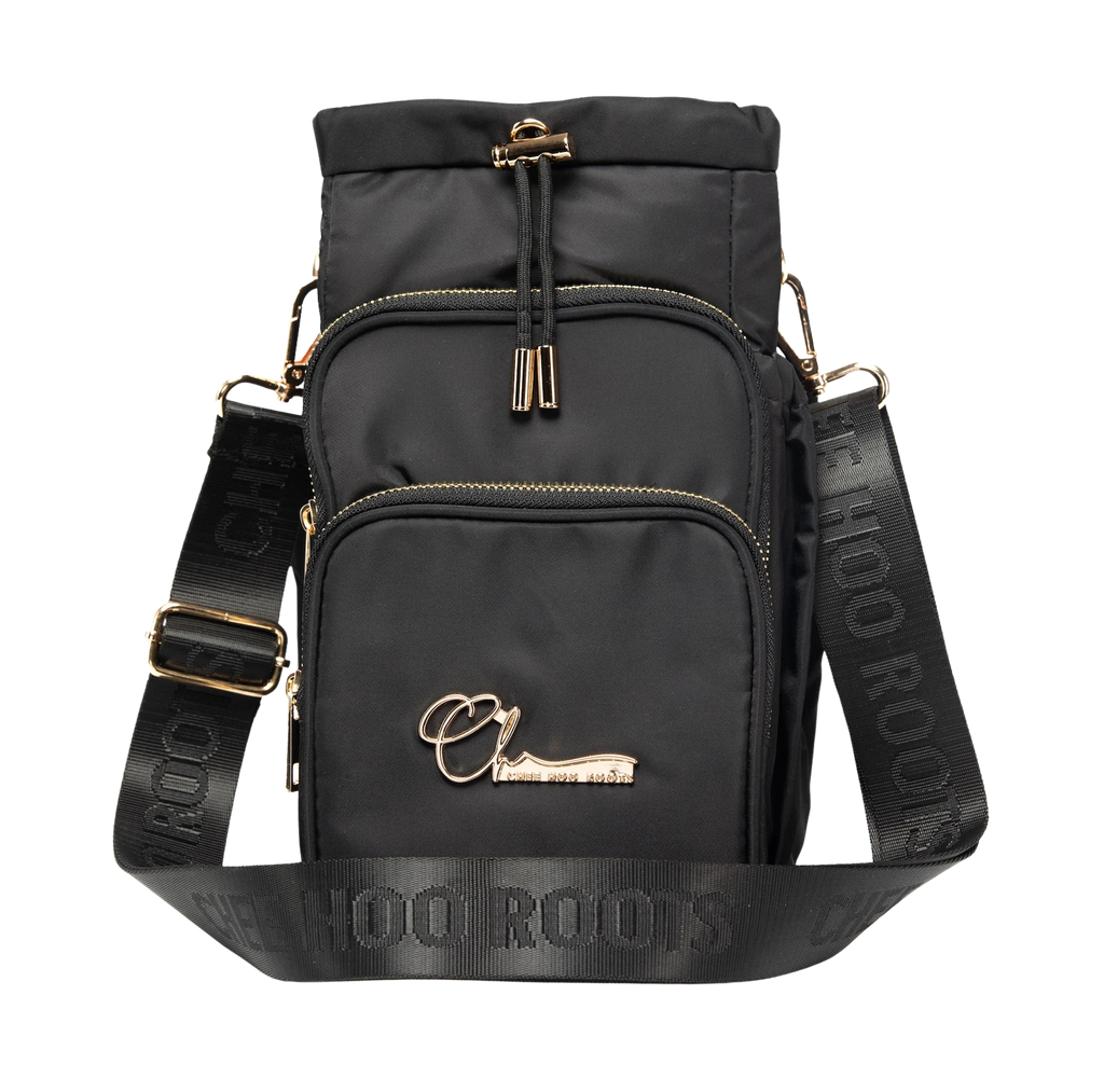 INSULATED 'BIG BACK' BOTTLE BAG - BLACK